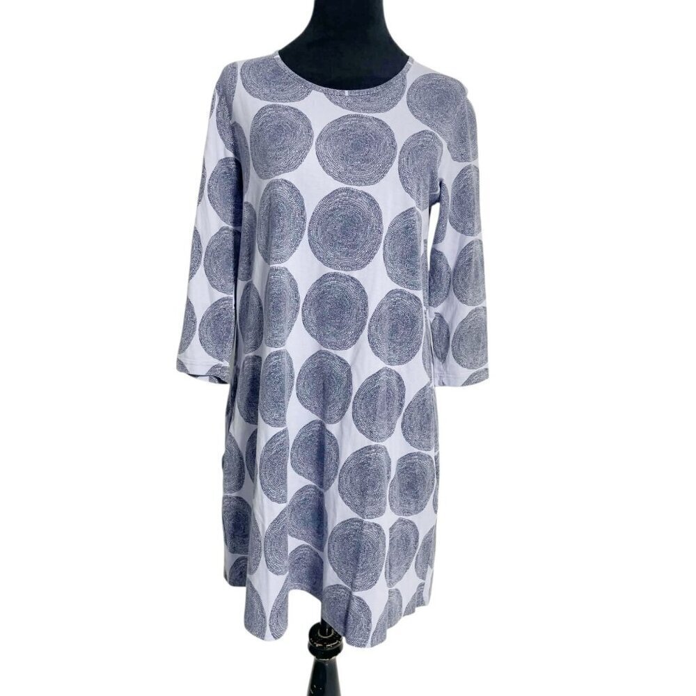 Marimekko Size XS  Top Blouse Tunic Pockets Boho Lagenlook Art to Wear